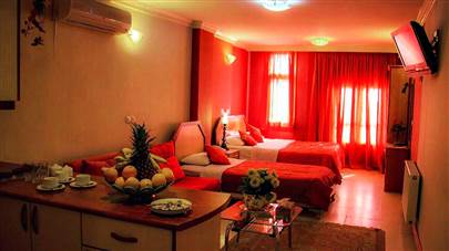 اتاق سه تخته هتل پارتیکان اصفهان